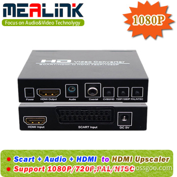 Scart+HDMI to HDMI Converter 1080P HDMI Converter
